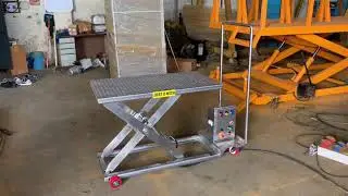 Scissor Lift Lifting Up And Down - www.joist.in