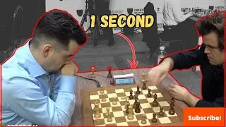 Magnus carlsen in time trouble, what can he do !