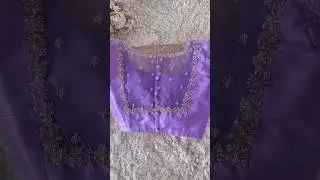 🌸boat neck blouse design🌸|| aasa kooda #boatneck #aasakooda #embroidery #blouse #shorts #aariwork