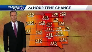 Very warm temperatures
