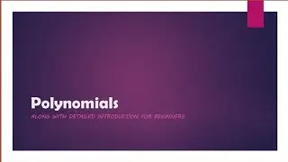 Polynomials - Master Minds