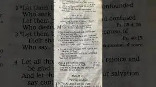 Psalm 70 Prayer for the Needy