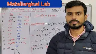 ECD[Effective Case Depth] | #Metallurgical_Lab | Case Depth Calculation | #heat_treatment