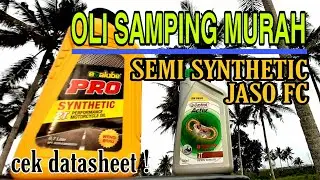 Evalube Pro 2T vs Castrol Activ 2T | Oli Samping Murah Semi Synthetic Jaso FC | Cek Datasheet