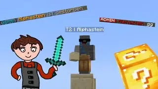 Ich Spiele *GEGEN* @Alphastein Lucky Block Bedwars! | LuckyBlockMC.de