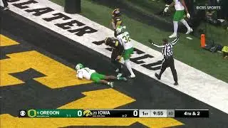 The Ducks Force the Fumble vs. Iowa | Oregon Football