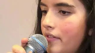 Angelina Jordan rehearsal (Lonely)