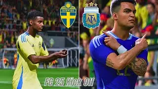 FC 25 - A Celebration of Goals! | Team Sweden vs. Team Argentina | Full Match | PS5