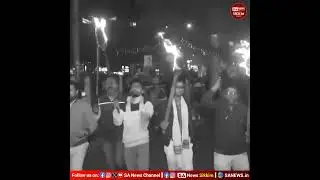 BJP Workers Hold Torchlight Rally Over Bangladesh Atrocities
