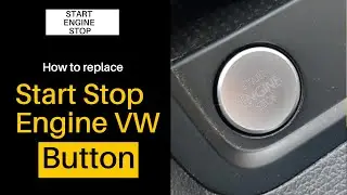 Как заменить кнопку старт-стоп VW (Sharan 7N)