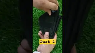 black clip cover 2#gun #moizbaba #belt #holster #leathercraft #sitaramarket