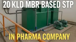 20 KLD MBR STP Installed in Pharma Industry | Compact & Efficient Sewage Treatment