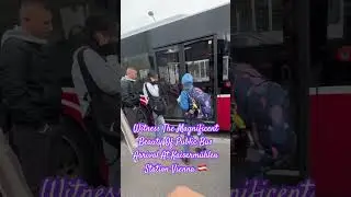 Насладитесь великолепной красотой общественного транспорта | Прибытие на станцию ​​Кайзермюлен в ...