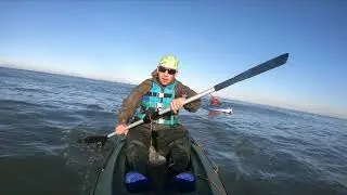 Bic Bilbao kayak in Caspian Sea