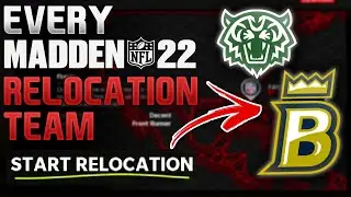 КАЖДАЯ команда по переезду в режиме франшизы Madden 22