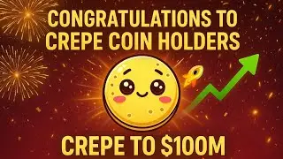 Поздравляем держателей монет CREPE, скоро CREPE до 100 млн.