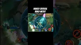 HANZO CRITICAL BUILD META!! #mlbb #hanzo #critbuild #mobilelegends #shorts