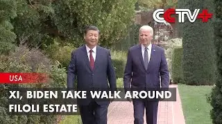Xi, Biden Take Walk Around Filoli Estate