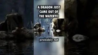 A DRAGON JUST CAME OUT OF THE WATER?! #shorts #ark #arksurvivalevolved