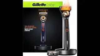Gillette Labs Heated Razor Starter Kit,1 Handle,2 BladeRefills,1 ChargingDock #gillete #gilletevenus