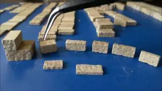 1/35 Scale Stone Wall Blocks Silicon Rubber Mould   REVIEW