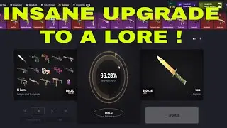WE JUST GOT A LORE IN A UPGRADE AT KEY DROP !