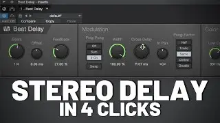 Stereo Delay in Four Clicks