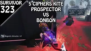 5 Ciphers Kite against BonBon - Survivor Rank #323 (Identity v)