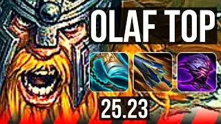 OLAF vs SETT (TOP) | 8 solo kills, Dominating | EUW Master | 25.23