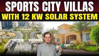 🏡 Sports City Villa | 350 Yards | 4 Bedrooms | 12kW Solar System ☀️ | Bahria Town Karachi