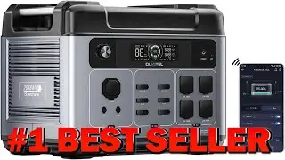 OUKITEL P2001 Plus 2400W Power Station 2048Wh Solar Generator with 4 AC - B0F63594ZR