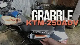 Installing Grab Rail in KTM-250 ADV || Custom Design || DIY || Moto Monster