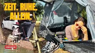 Allein Campen am See | Wenn die Natur wieder atmen l&auml;sst