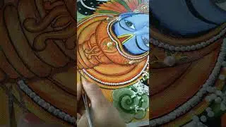 #ytshorts #viral #yearofyou #krishna #radhakrishna #canvaspainting #beautiful #mural #shorts