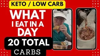 What I eat in a day, 20 carbs or less
