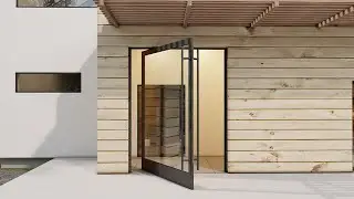 Pivot Door with multi lock-points and digital lock system