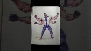Drawing Fourarm [ Ben10 ] #shorts #drawing #ben10 #fourarms #art #trending #cartoon #sketch #viral