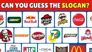 Guess the Brand by Its SLOGAN 🤔 Can You Finish These Famous Taglines?