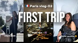 First girls trip summer vacation ⛱️🌞🏖️Paris to Nice…#summervacation #parisvlogger #newvideo #paris 