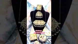 Antique Afghan Mughal Vintage heavy pearl chokar set