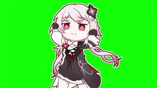 Evernight Dance Green Screen Quality Upgraded (4K) | Honkai Star Rail