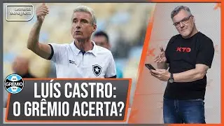 O Grêmio acerta na investida no treinador português Luís Castro?