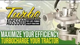 How to Turbocharge 1025R 2025R John Deere - ADS5500 Turbo Kit from @Area Diesel Service