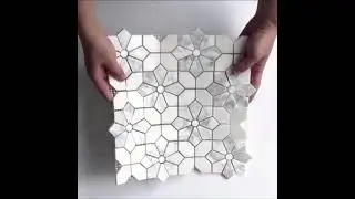Flower Marble Mosaic Tile