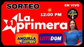 Loter&iacute;a La Primera y Lotedom y Anguila Resultados en vivo de Hoy Lunes 12 de Enero del 2026