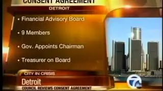 Draft of consent agreement presented