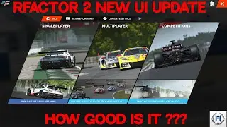 rFactor 2 NEW UI UPDATE - How Good Is it?