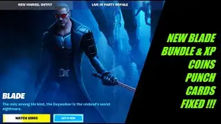 *NEW* XP COINS FIXED PUNCH CARDS FIXED  ! IM SO HYPE ! NEW DAYWALKER BLADE BUNDLE FORTNITE SEASON 4
