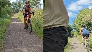 Dual view bike ride on Merida Big Trail 600 