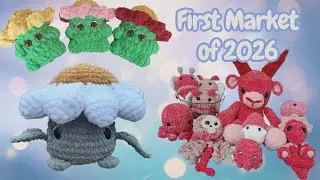 Crochet Vlog | First market of the year
